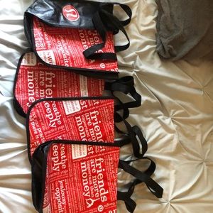 4 lululemon bags